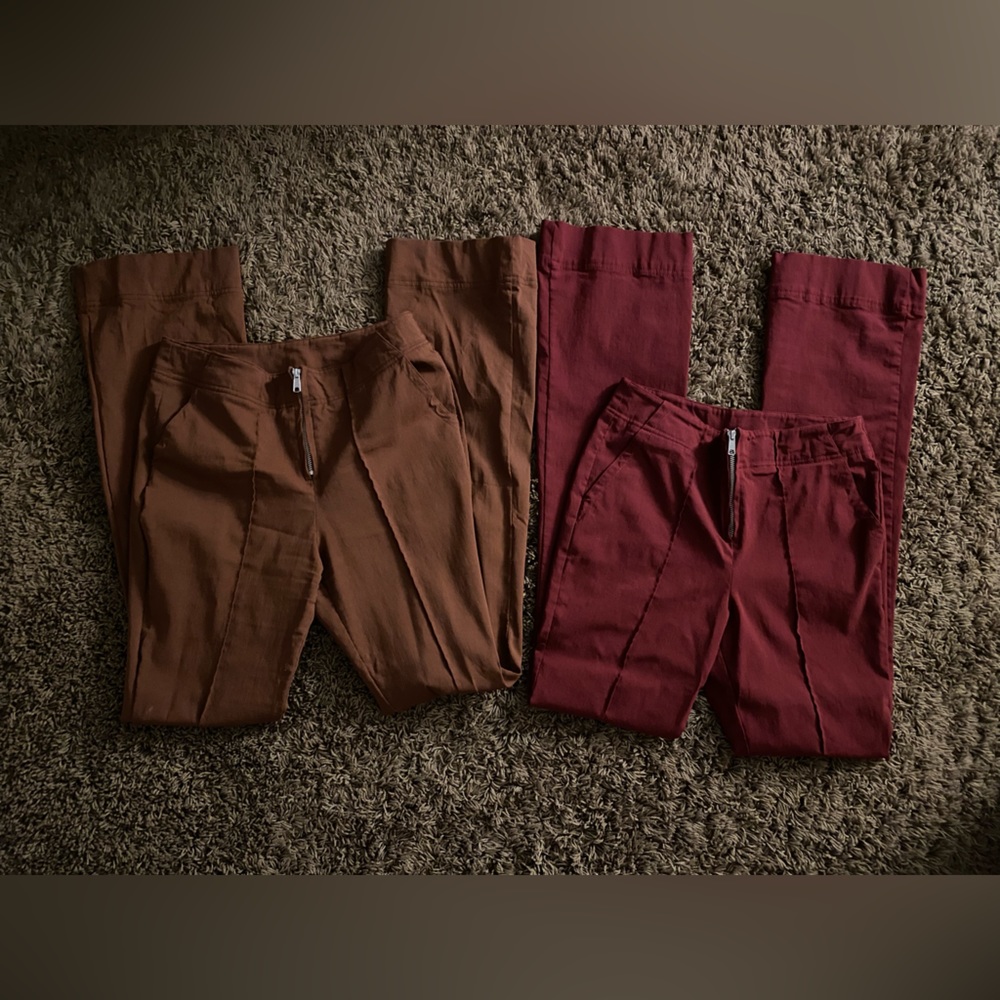 Free People Go For That Slim Flare Pants BUNDLE - Picture 8 of 8